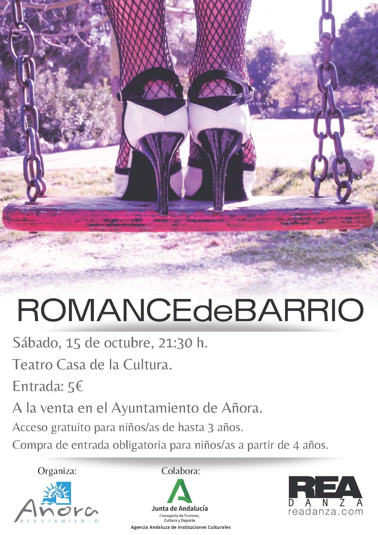 cartel ROMANCE DE BARRIO modificado