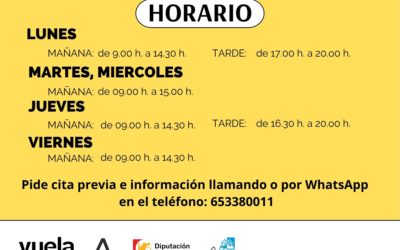 NUEVO HORARIO CENTRO «VUELA GUADALINFO»