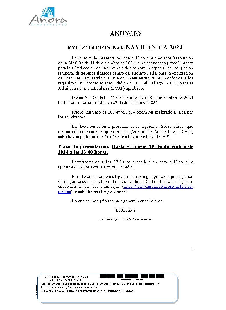 4.- ANUNCIO CONVOCATORIA EXPLOTACION BARRA NAVILANDIA 2024