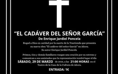 Representación teatral El cadáver del Señor García