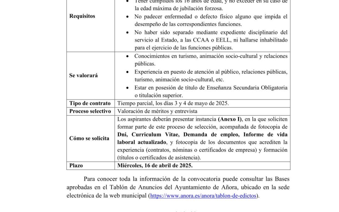 3. ANUNCIO OFERTA EMPLEO PERSONAL CRUZ 2025-1