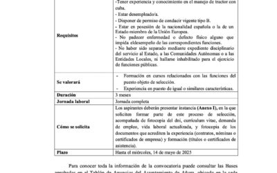 Oferta de empleo